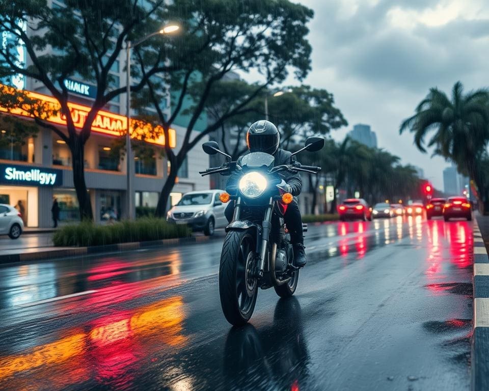 Motorrijden in de regen: Essentiële veiligheidstips