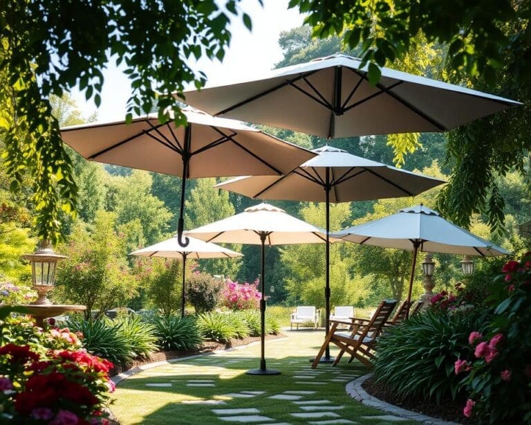 Opvouwbare parasols: Compacte schaduw voor elke tuin